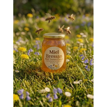 Acheter Miel de Toutes Fleurs 1 kg | Miel Artisanal de la Bresse